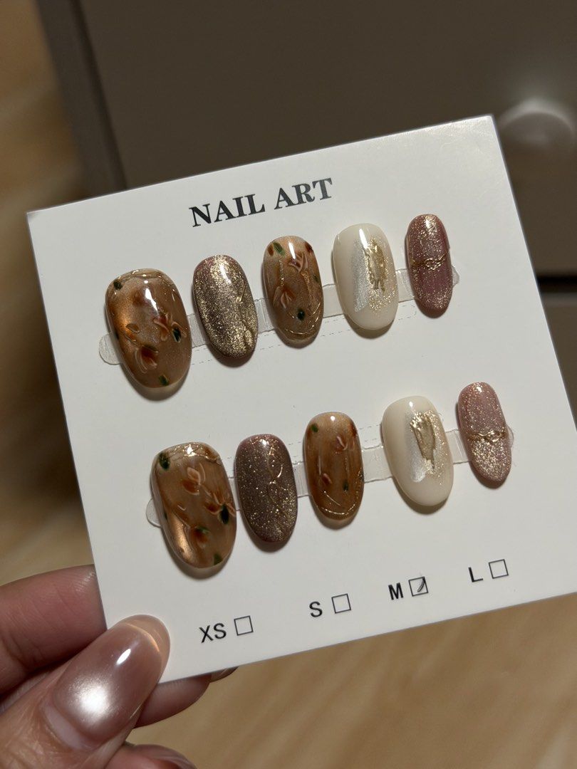 Handmade reusable nails (Round) (Category: Hands & Nails) located in Bacoor. Submitted by editbyl (Listing ID 1462808083, Image 1). Description: Handmade reusable nails in short-length round shape, small size..