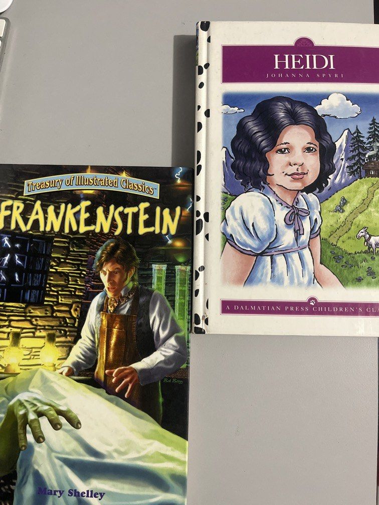 HARDBOUND HEIDI & FRANKENSTEIN TAKE BOTH (Category: Storybooks) located in Makati City. Submitted by girlydy (Listing ID 1462854923, Image 1). Description: .