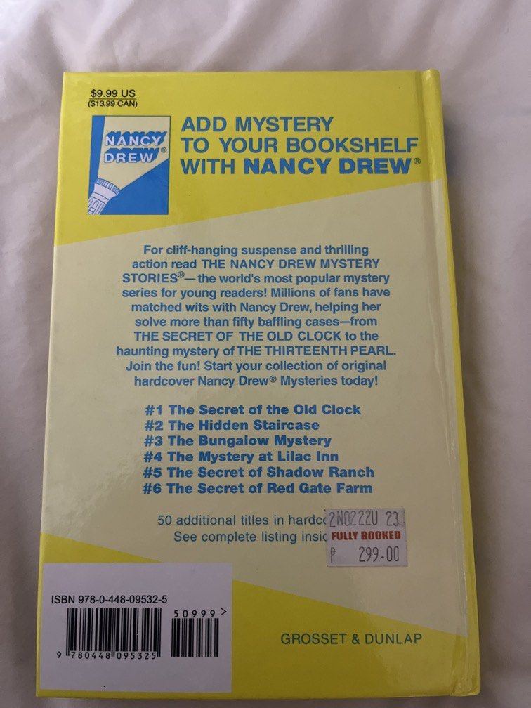 HARDBOUND NANCY DREW (Category: Storybooks) located in Makati City. Submitted by girlydy (Listing ID 1462857092, Image 2). Description: .