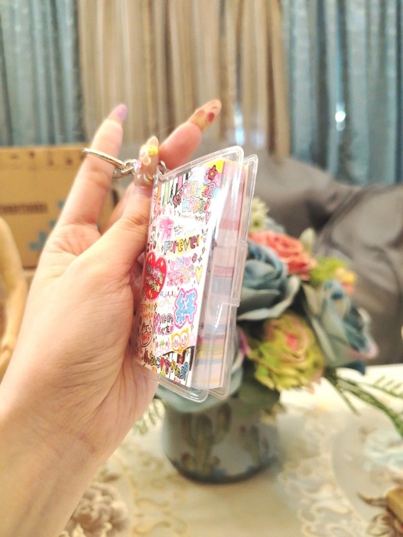 Heisei Retro Fancy Mini Notebook Keychain Charm (Category: Character Goods) located in San Fernando. Submitted by jpmarketplace2023 (Listing ID 1462806484, Image 2). Description: 💚 All items are authentic from Japan. 💛 MOP: GCash (❌️ GCash Protect) 🩵 MOD: LBC only (❌️ S. Checkout, COD, COP) 💙 Meet-up: Vista Mall, San Fernando, Pampanga 💜 All items are on-hand. 🧡 First to pay gets the item first. ❤️ Breakable items are packed with care and c