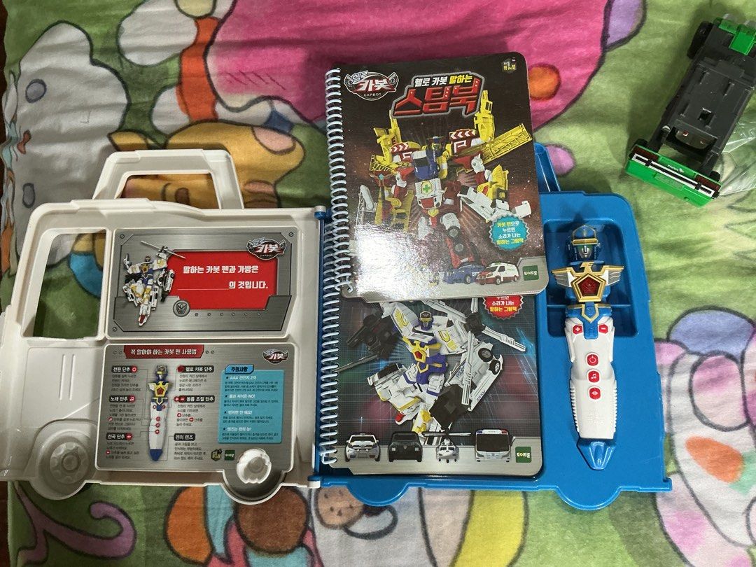 Hello Carbot future book and play pen (Category: Children's Books) located in Angeles City. Submitted by goodbuysathome (Listing ID 1462734954, Image 2). Description: Hello carbot future book and play pen K Cop toy From Korea Authentic Incomplete that's why selling low Green jaguar incomplete car and police car parts are freebie lang po Add sf 104 Gcash payment Last price posted.