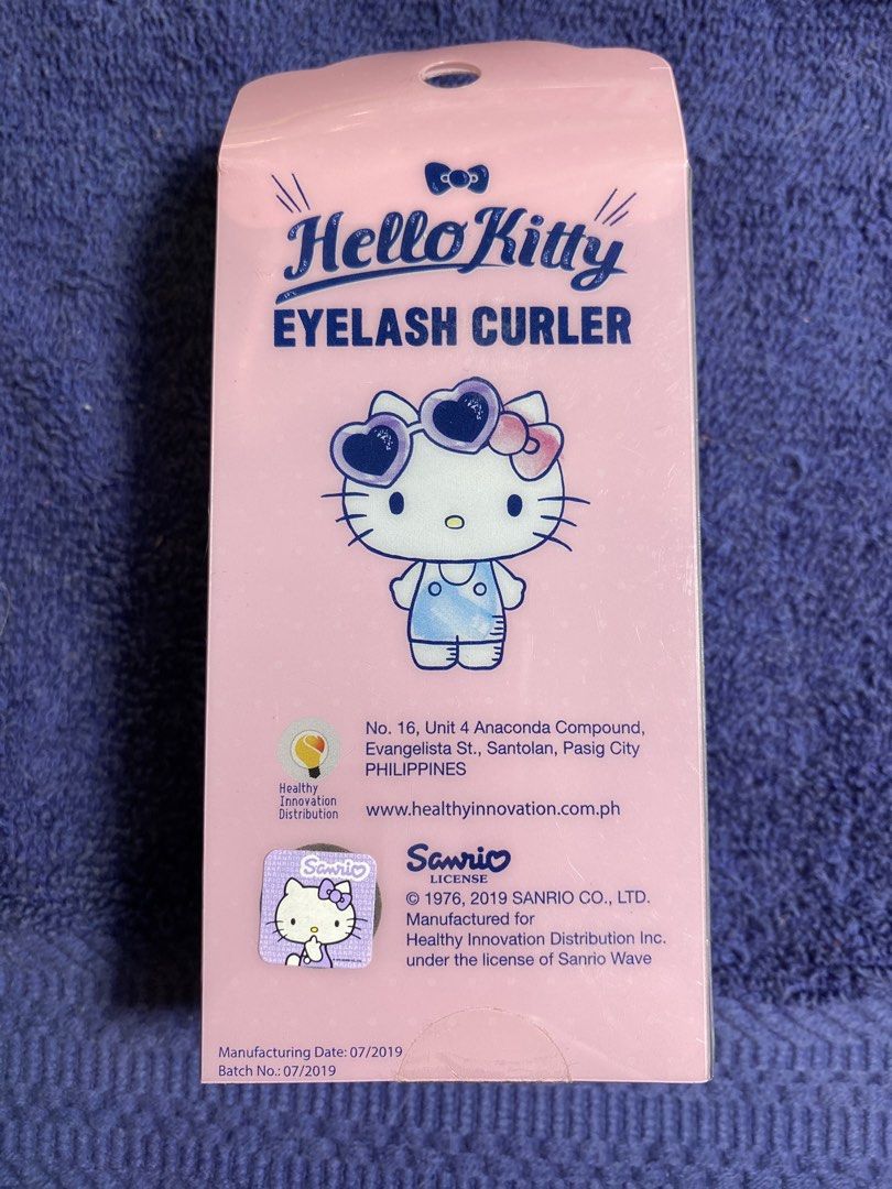 Hello Kitty Eyelash Curler Pink Handle (Category: Makeup) located in Muntinlupa City. Submitted by mj.finds (Listing ID 1462840590, Image 2). Description: - Cute Kitty eyelash curler - Pink handles with Kitty logo - Comes in original packaging - Perfect for curling your lashes - A fun addition to your makeup collection.