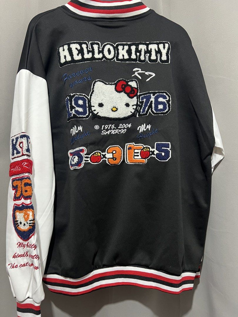 Hello Kitty Varsity Jacket (Category: Coats, Jackets and Outerwear) located in Manila. Submitted by ricbuyandsell (Listing ID 1462838918, Image 3). Description: Never been worn.