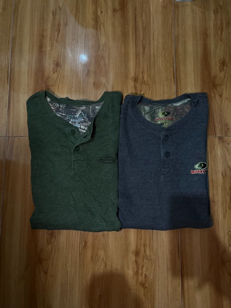 Henley Realtree and Mossy Oak (Aspack) (Category: Formal Shirts) located in Cagayan de Oro. Submitted by supreme_curations (Listing ID 1462851193, Image 1). Description: Both size Large .