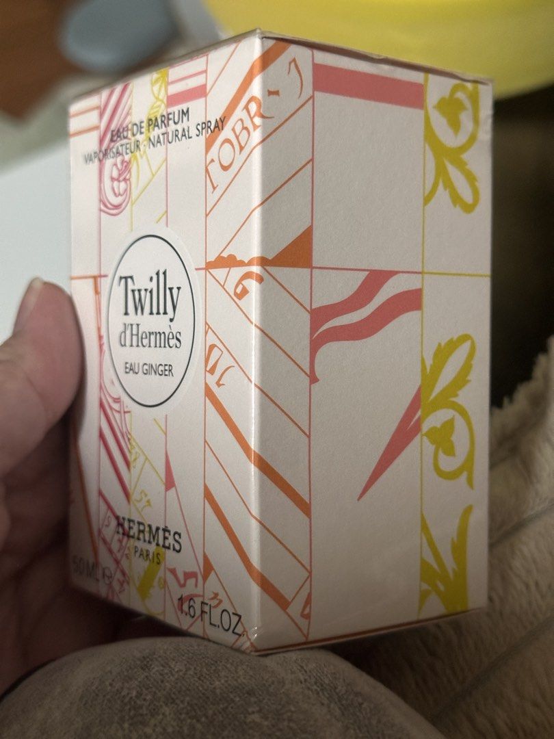 Hermes Twilly d'Hermes Eau Ginger Eau De Parfum 50ml (Category: Fragrance & Deodorants) located in Meycauayan. Submitted by trixirias (Listing ID 1462760725, Image 2). Description: - Brand: Hermes - Fragrance: Twilly d'Hermes Eau Ginger Eau De Parfum - Type: Natural Spray - Size: 50ml / 1.6 fl.oz price slightly negotiable product is brand new and sealed mod: lalamove, j&t mop: gcash, bpi.