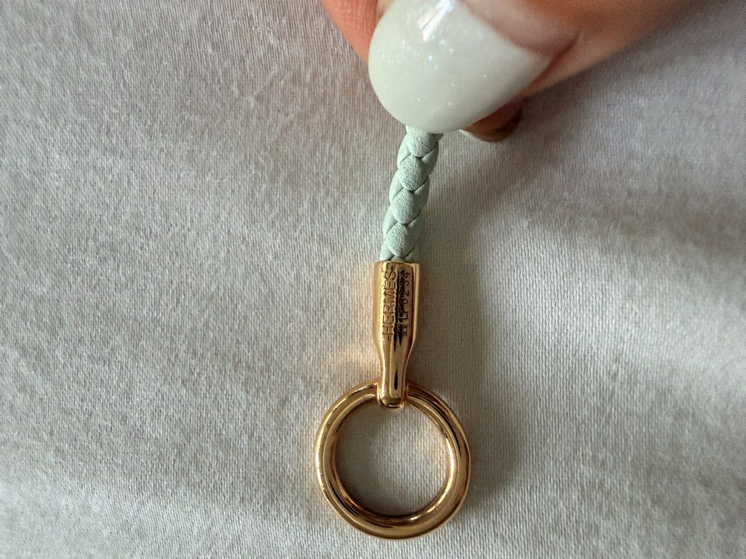Hermès Glénan Simple Tour Bracelet (Category: Bracelets) located in Quezon City. Submitted by bellielopez (Listing ID 1462759633, Image 3). Description: Hermès Glénan Simple Tour Bracelet Repriced from 18,500 now 15,000! Color: Rose Gold (plated hardware) & vert peppermint leather Size: T2 or wrist circumference of 14.5 cm to 15.5 cm (5.7 inches to 6.1 inches) Includions: Comes complete - box, dustbag, ribbon, paper bag, cards, and I can give a c