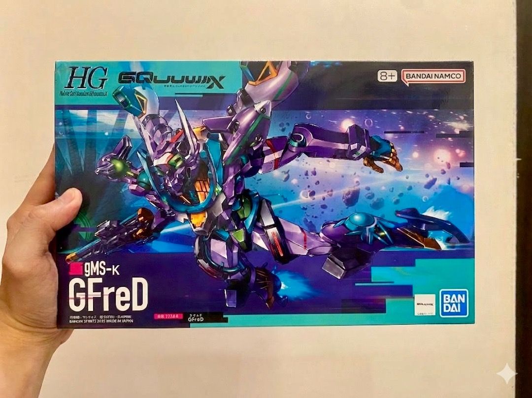 HG Gundam GFred Model Kit Bandai (Category: Gundam & Model Kits) located in Tanza. Submitted by ouji.trades (Listing ID 1462774424, Image 1). Description: - Bandai HG Gundam GFred Model Kit - Price: 1749 - Condition: Unbuilt, sealed runners - Location: Tanza, Cavite / Ayala, Makati.