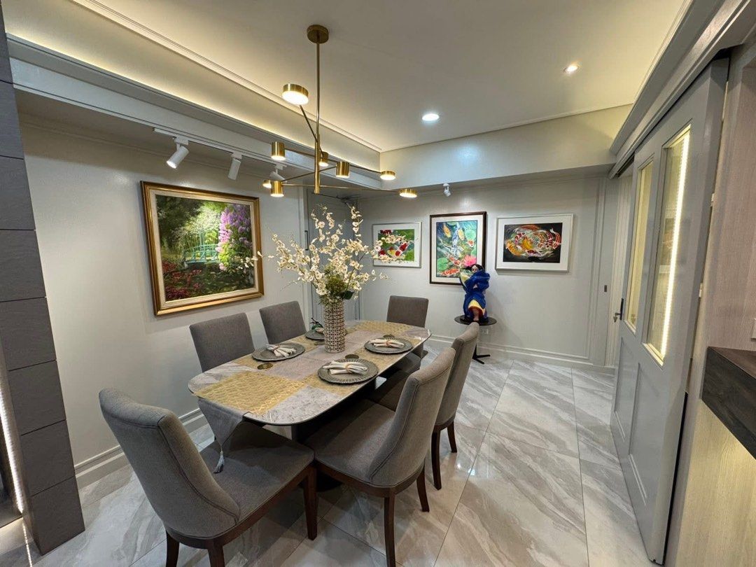 High Park Tower 2 (Category: Apartments & Condos) located in Manila. Submitted by gemmalynla53197 (Listing ID 1462844462, Image 3). Description: FOR SALE High Park Tower 2 | Vertis North, Quezon City • 2-Bedroom Unit • Fully Furnished • With 2 Parking Slots • High Floor • Upgraded Flooring • Upgraded Ceiling • High-End Renovation • Premium Finishes Throughout ₱35,000,000 Move-in ready and meticulously upgraded, perfect for end-users seeking a pre