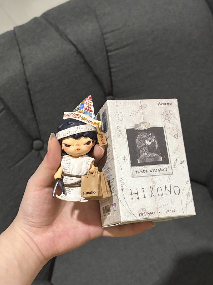 HIRONO Tamed Wildgrass - Live Under Receipts (Category: Designer & Blind Box Toys) located in Paranaque City. Submitted by yoitsnella (Listing ID 1462820741, Image 1). Description: - unsealed - opened bottom box mop: gcash/bdo/bpi mod: lalamove or j&t 📍Parañaque City.
