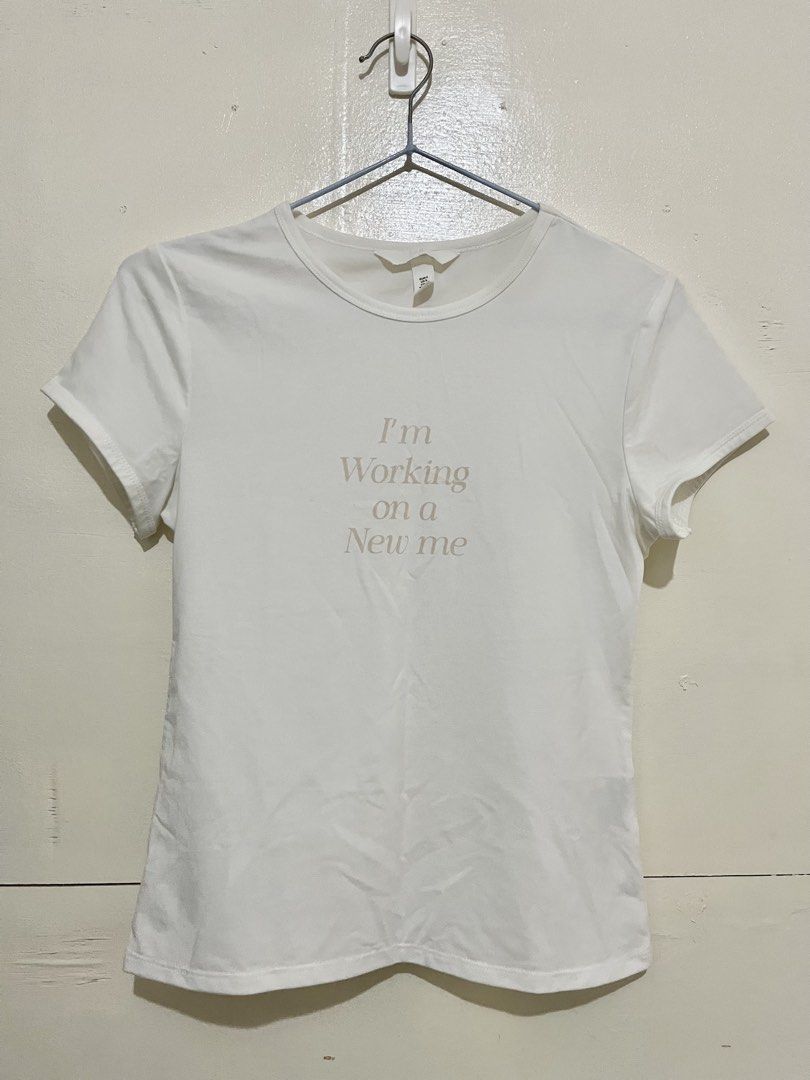 h&m white baby tee (Category: Shirts) located in Bulacan. Submitted by wear.elocin (Listing ID 1462760832, Image 1). Description: .