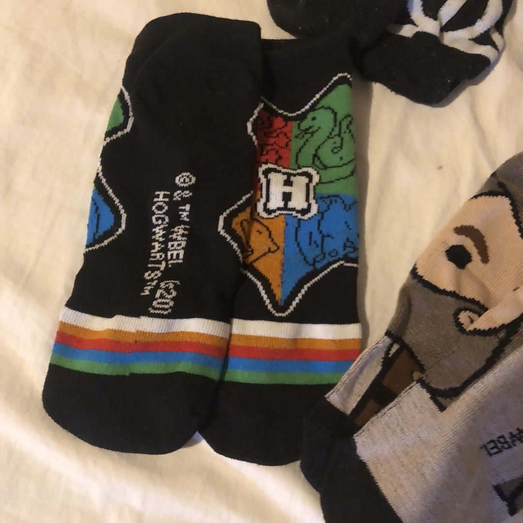 Hogwarts Iconic Socks (Category: Shoe inserts & accessories) located in Angeles City. Submitted by csmcgrl (Listing ID 1462803185, Image 3). Description: — set — price is negotiable — on hand, no rush shipping 🧾 mop: maribank, maya 🚚 mod: direct jnt 📍loc: angeles city, pampanga .