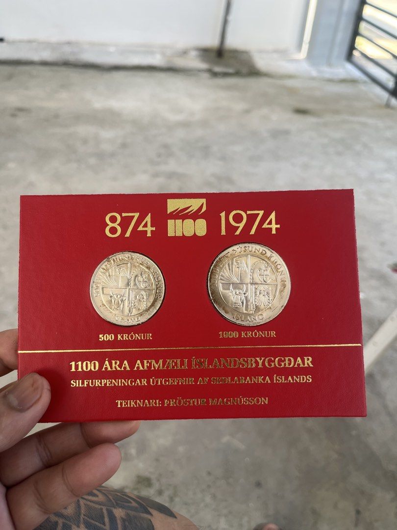 Icelandic silver coin (Category: Currency) located in Batangas. Submitted by mpacia1987 (Listing ID 1462798854, Image 2). Description: .