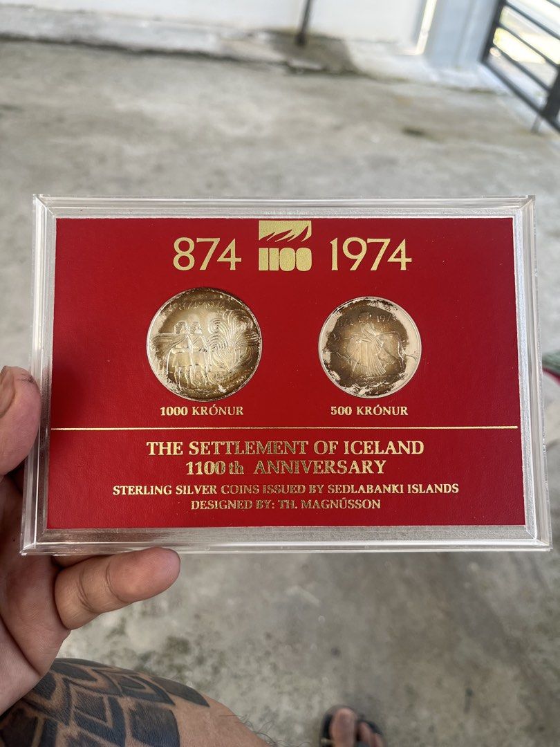 Icelandic silver coin (Category: Currency) located in Batangas. Submitted by mpacia1987 (Listing ID 1462798854, Image 1). Description: .