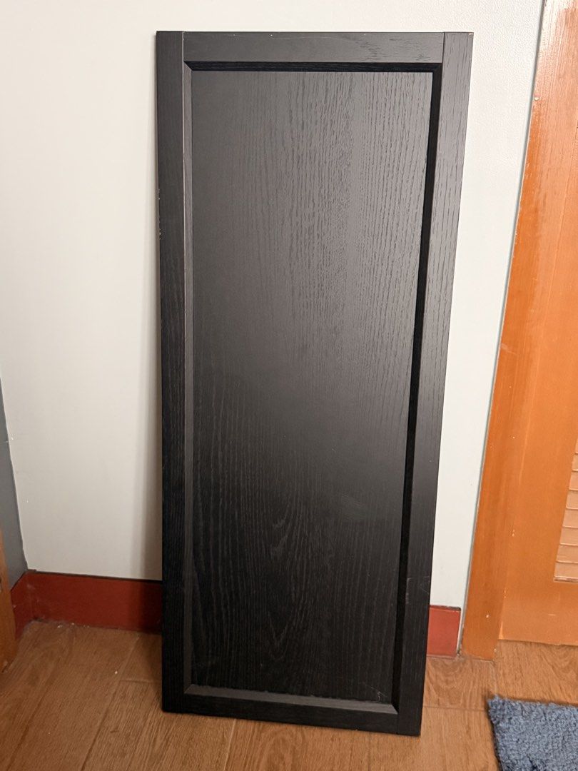 Ikea Oxberg Door Black Oak Effect 1 pc (Category: Shelves, Cabinets & Racks) located in Taguig. Submitted by love_preloved__ (Listing ID 1462762631, Image 2). Description: Bought but not used. Did not fit the intended use. One pc only. Does not come with anything else. 15.5 x 38 1/4 inches in size. Brand new. .