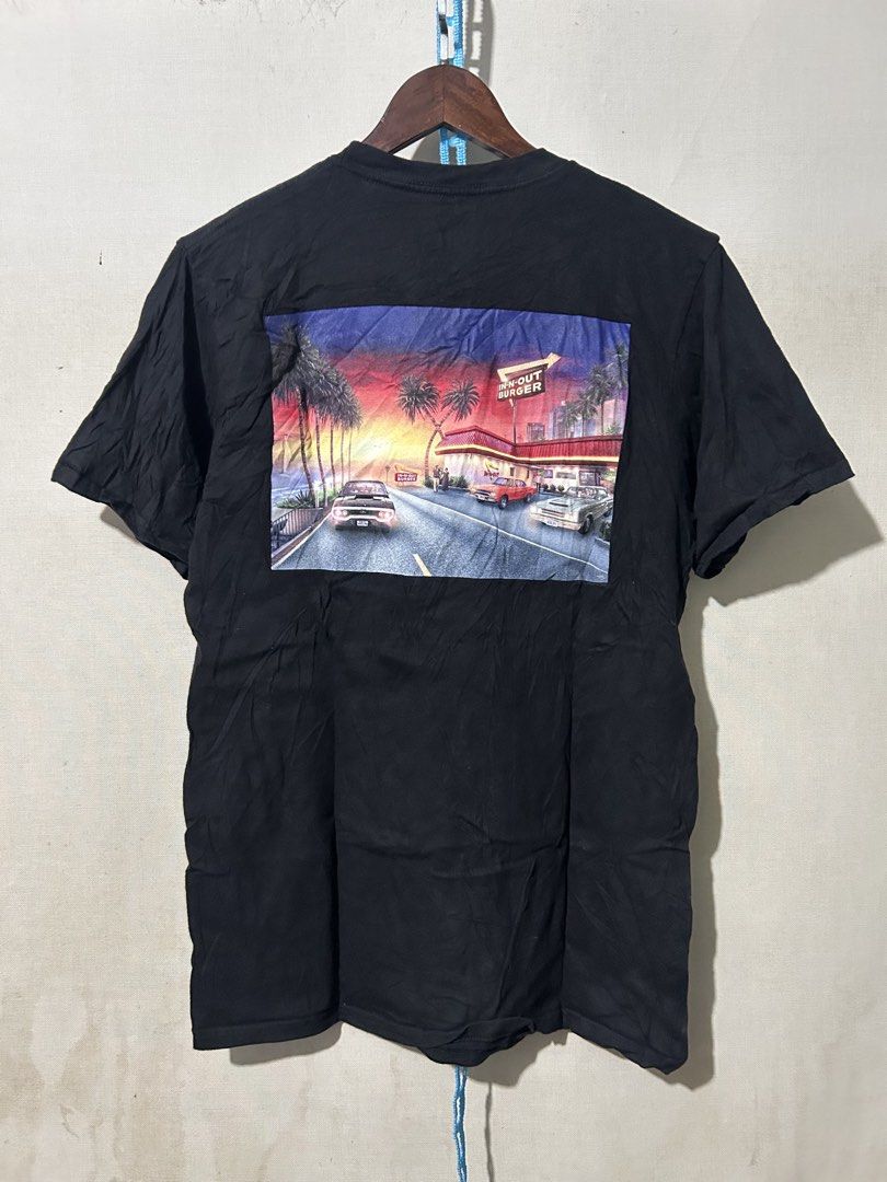 IN & OUT tee (Category: Looking For) located in Santa Rosa. Submitted by unexpected.finds4026 (Listing ID 1462877611, Image 1). Description: M on tag 19W 28.5 L best fit to Medium official Print tag 9.5/10 color rate no flaws .