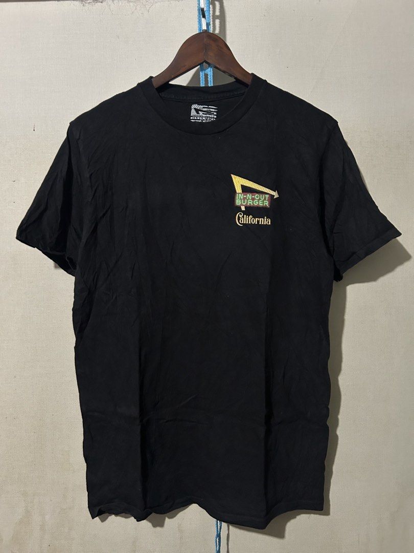 IN & OUT tee (Category: Looking For) located in Santa Rosa. Submitted by unexpected.finds4026 (Listing ID 1462877611, Image 2). Description: M on tag 19W 28.5 L best fit to Medium official Print tag 9.5/10 color rate no flaws .