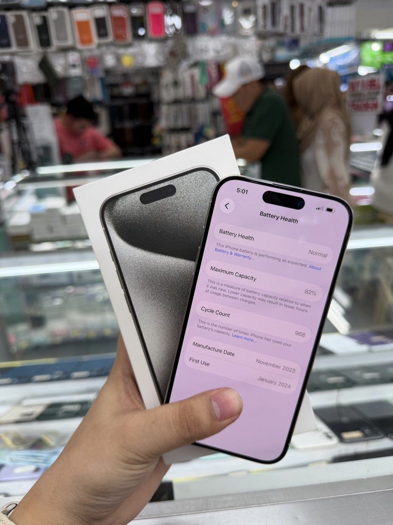 iPhone 15 Pro 128GB Factory Unlock No Issue Secondhand (eSim) (Category: iPhone 15 Series) located in Pasig City. Submitted by FarAndRayShop (Listing ID 1462855018, Image 3). Description: 🔥 A GADGET SHOP — BUY • SELL • SWAP 📱 iPhone 15 Pro 128GB 💰 PRICE: ₱32,499 Looking for a legit, authentic, and hassle-free gadget transaction? You’re in the right place! ✨ UNIT DETAILS: ✅ Factory Unlocked ✅ Authentic / Genuine Unit ✅ No Hidden Issues ✅ Fully 