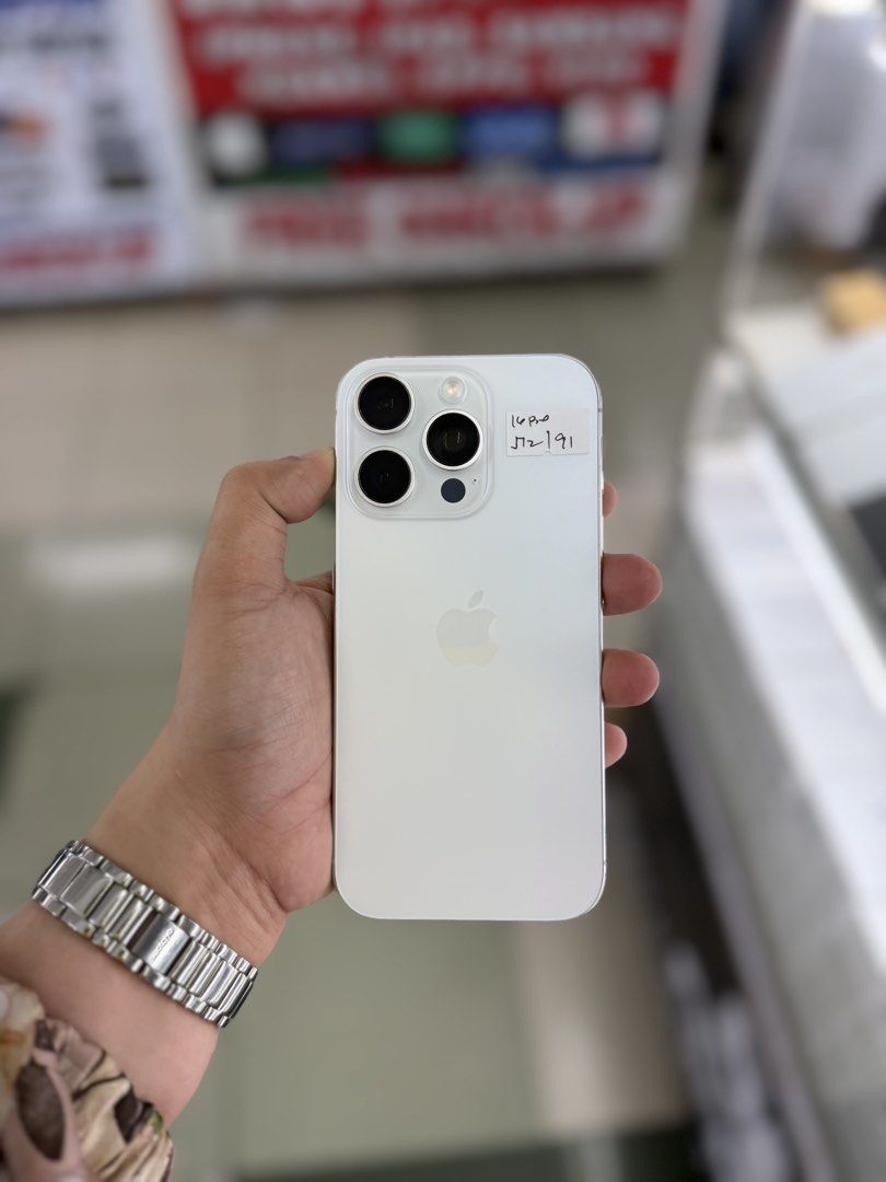 Iphone 16 Pro 512GB 91BH NTC approved Openline no issues (Category: iPhone 16 Series) located in San Juan City. Submitted by najihahtelecomshop2018 (Listing ID 1462789082, Image 2). Description: Legit Store | Original unit FOR SALE | TRADE / SWAP ▫️INSTALLMENT thru: 🔸Credit Card (straight / installment) 🔸Ggives / Gcredit + 6% interest 🔸Spay Later + 6% interest (RFS: Buy and Sell any kinds of Gadgets) Description: iPhone 16 Pro 512Gb ( other GB