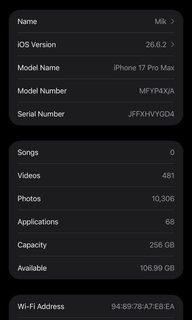 Iphone 17 pro max (Category: iPhone 17 Series) located in Makati City. Submitted by lleomars (Listing ID 1462767522, Image 3). Description: Smart lock With warranty .