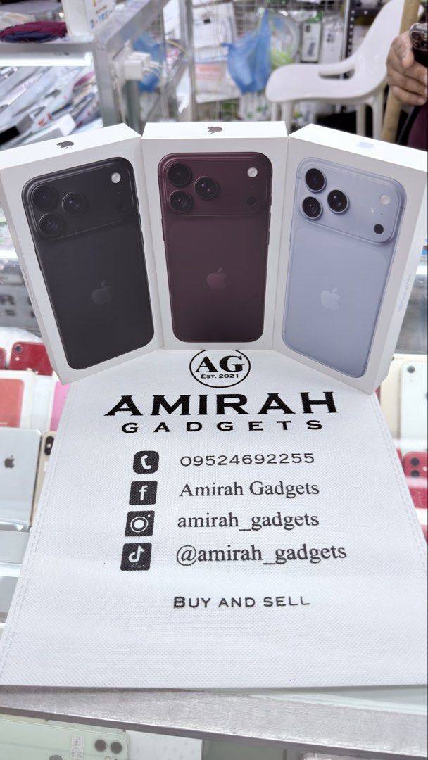 iPhone 18 Pro | 18 Pro max 256 512 1 Tera (Category: iPhone 18 Series) located in Pasig City. Submitted by amirahdb (Listing ID 1462709217, Image 1). Description: Price starts at ₱95,999 iPhone 18 Pro max | iPhone 18 Pro 256gb 512gb 1 Tera 2 Tera Message for the price kais paiba iba ng price depende sa stock na available.