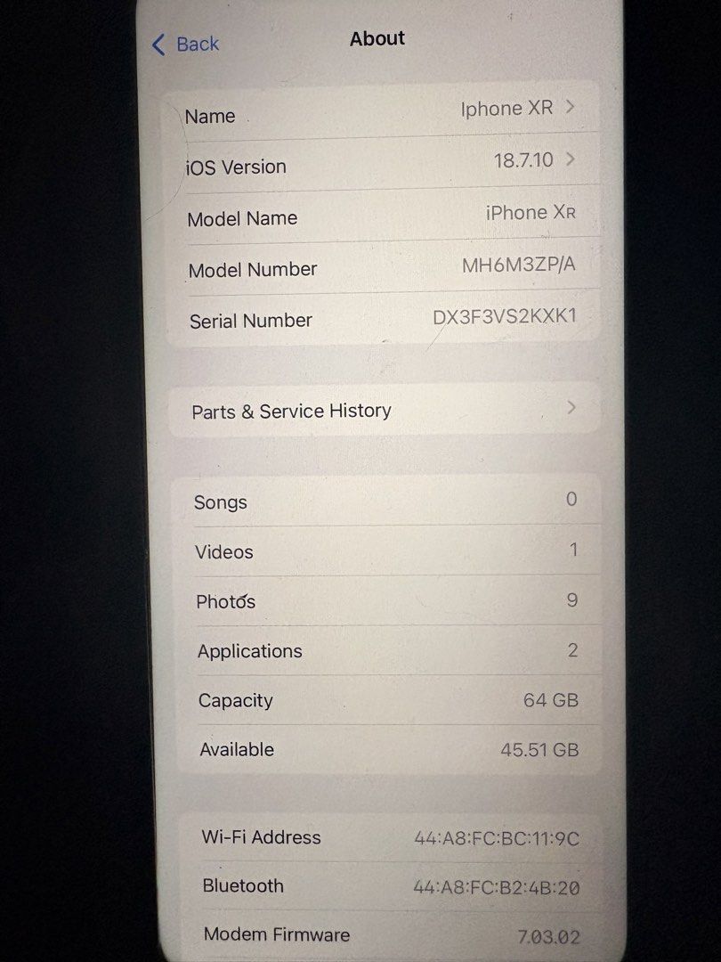 iPhone XR 64GB (Category: iPhone X Series) located in Manila. Submitted by haulfindsxx (Listing ID 1462739170, Image 1). Description: * No history of repair * 72% battery health * May konting dents sa camera area, as seen in the photo * Camera is working perfectly * Overall, fully functional * Rfs: nag-upgrade ng phone * Sta. Ana, Taguig meetup or pickup * Lady owned .