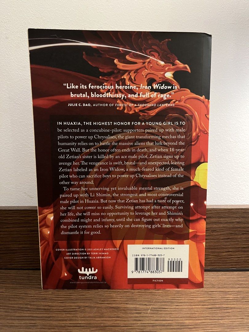 Iron Widow by Xiran Jay Zhao (Category: Storybooks) located in Santiago. Submitted by vergeof (Listing ID 1462846266, Image 2). Description: - Title: Iron Widow - Author: Xiran Jay Zhao - Slight foxing - Never read.