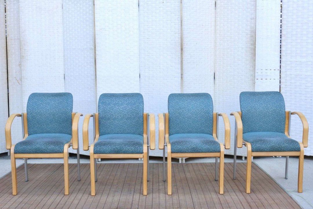 JAPAN SURPLUS FURNITURE “ITOKI JOIFA” 4PCS ACCENT CHAIRS STACKABLE (Category: Chairs) located in Bulacan. Submitted by monmon555 (Listing ID 1462823505, Image 1). Description: JAPAN SURPLUS FURNITURE “ITOKI JOIFA” 4PCS ACCENT CHAIRS STACKABLE Size 22.75L x 21W x 16SH x 30.5H in inches (AS-IS ITEM) *Minimal Scratch Only IN GOOD CONDITION.