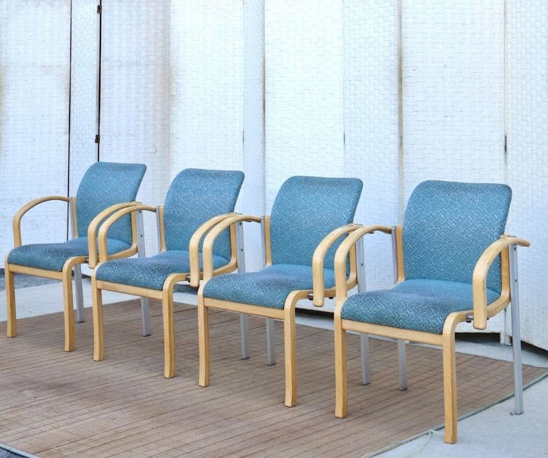 JAPAN SURPLUS FURNITURE “ITOKI JOIFA” 4PCS ACCENT CHAIRS STACKABLE (Category: Chairs) located in Bulacan. Submitted by monmon555 (Listing ID 1462823505, Image 2). Description: JAPAN SURPLUS FURNITURE “ITOKI JOIFA” 4PCS ACCENT CHAIRS STACKABLE Size 22.75L x 21W x 16SH x 30.5H in inches (AS-IS ITEM) *Minimal Scratch Only IN GOOD CONDITION.