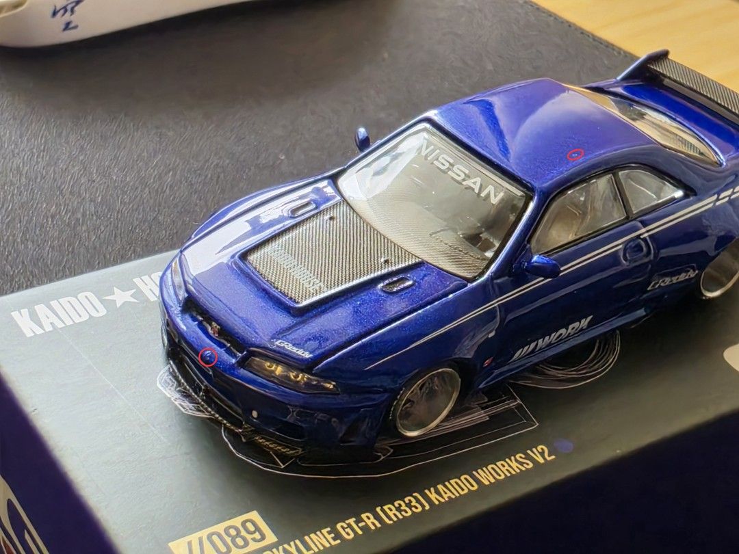 Kaido house set (Category: Vehicle & Diecast Models) located in Baguio. Submitted by zatinm (Listing ID 1462732590, Image 3). Description: Kaido for sale as set 20k All r34 sealed R34 Purple carbon R34 White carbon R34 Nismo V1 R34 Greddy v V1 All r33 unsealed (factory issues, check pics) R33 Purple R33 Blue Mop: Gcash/BDO Mod: Lbc/Grab/Meetup Baguio loc.
