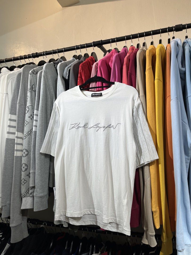 Karl Lagerfeld Paris (Category: Shirts) located in Lucban. Submitted by rep.rznt (Listing ID 1462704507, Image 1). Description: Dimes: 18 width, 24-25 length.