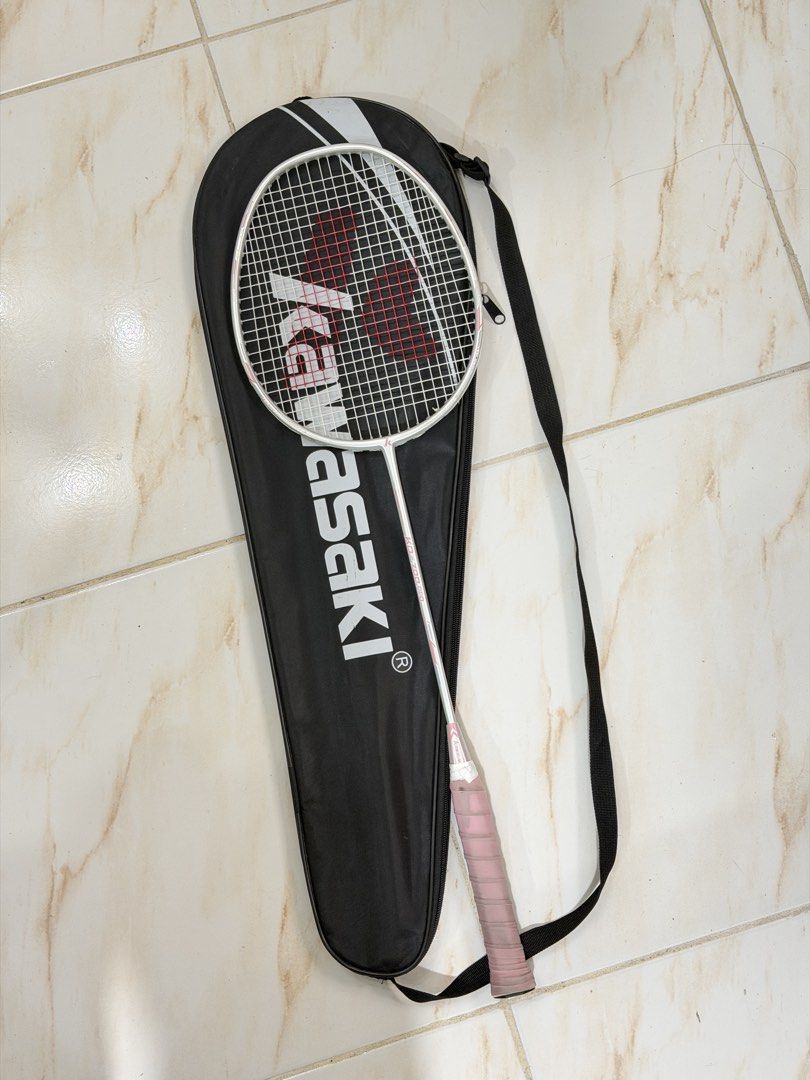 Kawasaki badminton racket (Category: Racket and Ball Sports) located in Marikina City. Submitted by eggugu (Listing ID 1462760640, Image 1). Description: RFS: No longer playing.