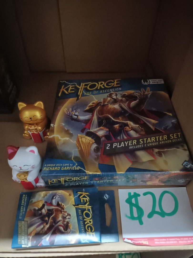 KeyForge Bundle (Category: Board Games & Puzzles) located in Singapore. Submitted by andyngfl (Listing ID 1462689994, Image 1). Description: Deal in CASH, Will increase price soon I hv many other BGames unlisted, esp good titles I have multiple sets of this item Need to clear space FAST & FUSS FREE Original, no bootleg No reservations. First come/pay first take. Note the price will increase & live. As more pple buy, the price will go up LIVE. Thu