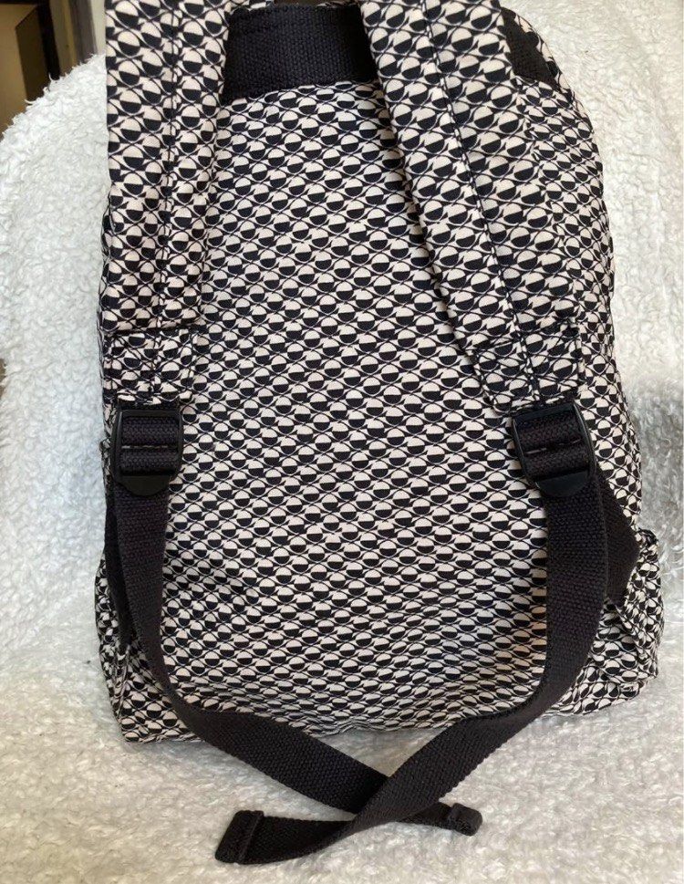 Kipling Backpack (Category: Backpacks) located in Mabalacat. Submitted by bagstrend (Listing ID 1462710660, Image 3). Description: yellow stain around zipper hemline in the main compartment only Clean inside out 17" height, 12" base width Color: b&w Unisex Very good Condition No COD, ship out after payment via gcash or BPI bank transfer. Price + sf. Courier: J&T Pay today, ship tomorrow. No ship out on Sundays. Preloved, please manage your expect