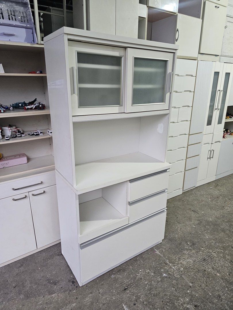 Kitchen Cabinet (Category: Shelves, Cabinets & Racks) located in Quezon City. Submitted by ledamadel (Listing ID 1462762001, Image 3). Description: Kitchen Cabinet ✔L-35.5 H-71 W-18 inches 📏 ✔2 Sliding Doors, 2 Shelf & 4 Drawers 🗄 ✔️Soclet Ready 🔌 ✔Laminated 🔖 ✔️Compress & Plywood Back! 💢 ✔Scratches As-is! 👌 Location: 40 Aplaya St Napocor Vill. Tandang Sora Quezon City. For inquiry please Pm us or Call. 09066885859 Please like our page than
