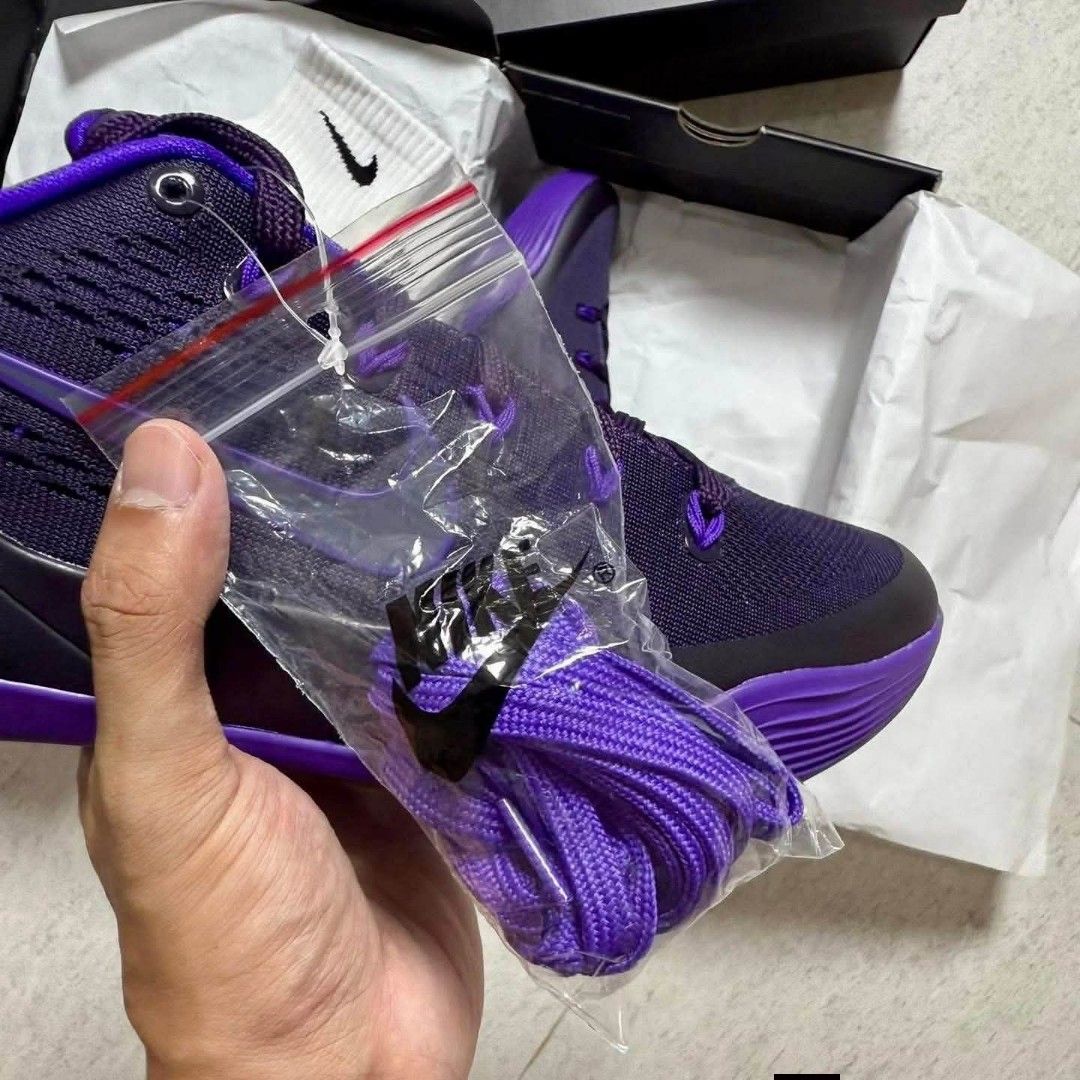 Kobe 9 - Purple Dynasty💜 (Category: Casual Shoes) located in Manila. Submitted by johnricoma60523 (Listing ID 1462725013, Image 3). Description: For more details? Just pm on me🫰 📍All size available 📍Open for COD/meet up or gcash payment 📍F you want to order I give you best High Quality💯 📍Thank you for trusting me🫡🫶.