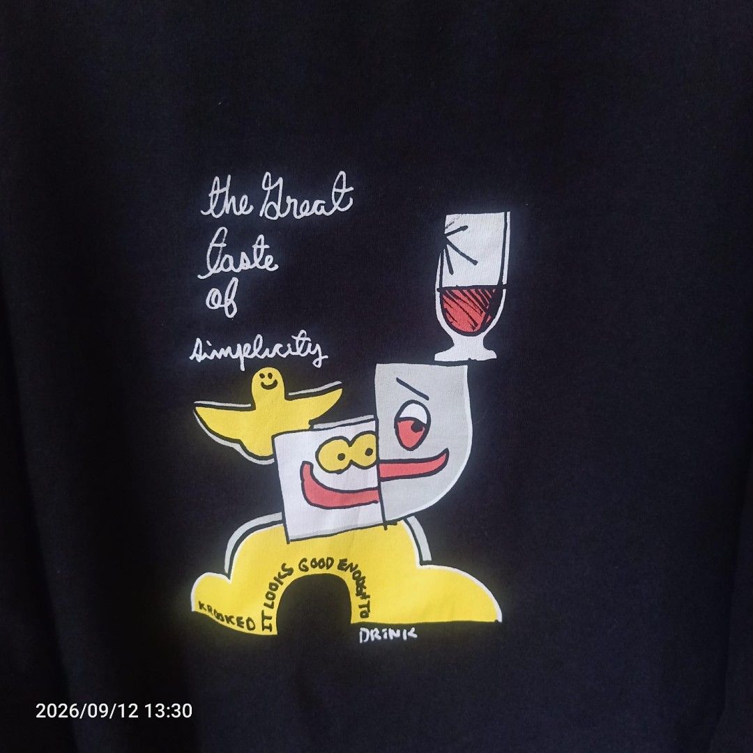 Krooked crewneck (Category: Tshirts & Polo Shirts ) located in Manila. Submitted by yaaaaaj- (Listing ID 1462717993, Image 2). Description: Krooked Simplicity Black Crewneck Sweatshirt Excellent Condition Made in Pakistan 80% Cotton , 20% Polyester Size Large on Tag Length : 27.5" Width : 23.5" Sleeves Length : 25. 5" Ribbings : 8" Round No Issues , No Crack on Print 1500 freeship (negotiable).