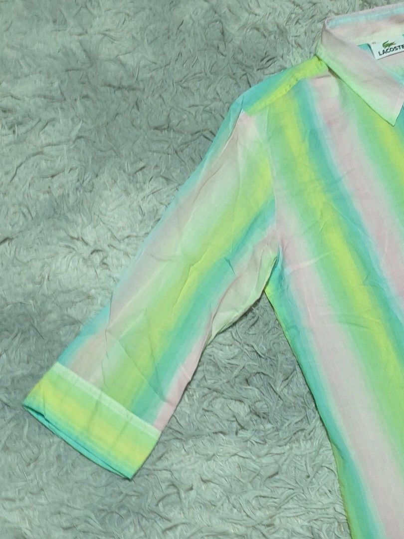 Lacoste (Category: Blouses) located in Abulug. Submitted by humanwhosellthings (Listing ID 1462718532, Image 3). Description: LACOSTÈ Womens Buttondown ✅️Size: Small ✅️Dimes: 18W x 24L ✅Condition: Excellent - New ✅Issue: None ✅Color Rate: 9.8/10.