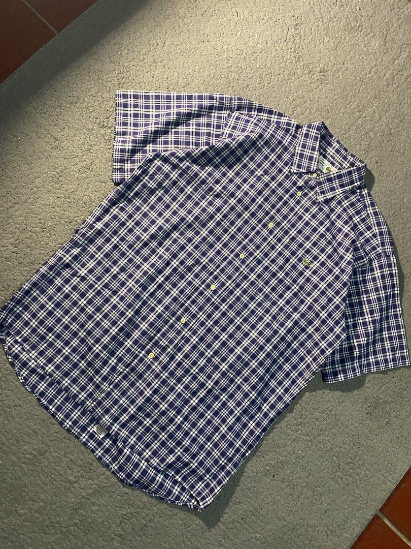 LACOSTE (Category: Formal Shirts) located in Tandag. Submitted by vncntmrcllns (Listing ID 1462741752, Image 3). Description: LACOSTE POLO BUTTON DOWN (fav🔥) Width: 24 Length: 30.5-33 -Excellent Condition -Need wash -Color rate 10/10 All details are visible in the picture Please check each photo.