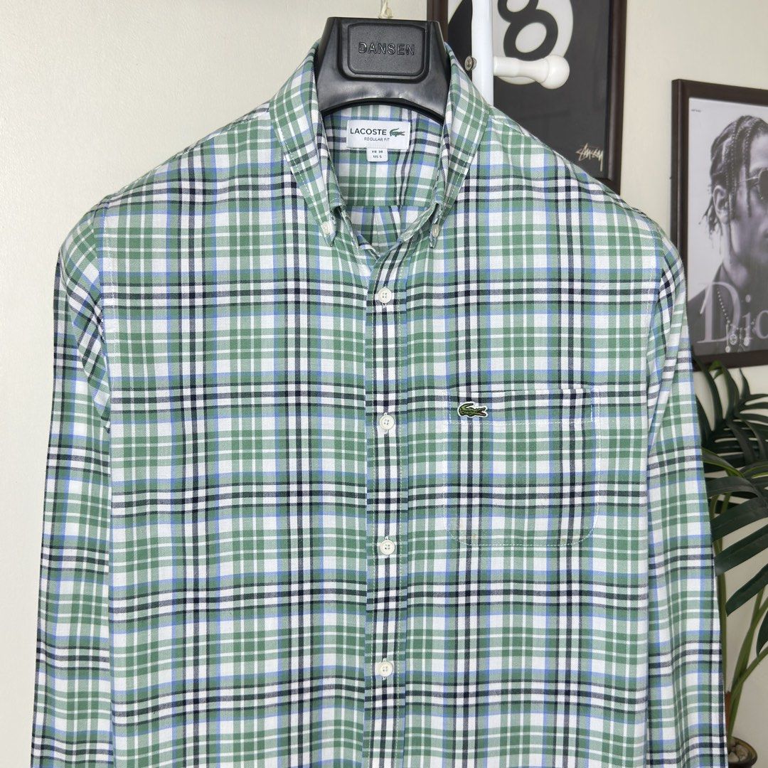 Lacoste Buttondown Long Sleeve (Medium) (Category: Formal Shirts) located in Caloocan City. Submitted by polothreadsco (Listing ID 1462876115, Image 3). Description: LACOSTE BUTTON DOWN LONG SLEEVE Size: Medium Width: 21" Length: 29" Condition: 10/10 Color rate: 10/10 Excellent Condition 100% Authentic / Original 2nd Hand No Issues Mine: 2500 NOTE: •Color may vary due to lighting •All items are second hand unless stated brandnew •Manage your expe