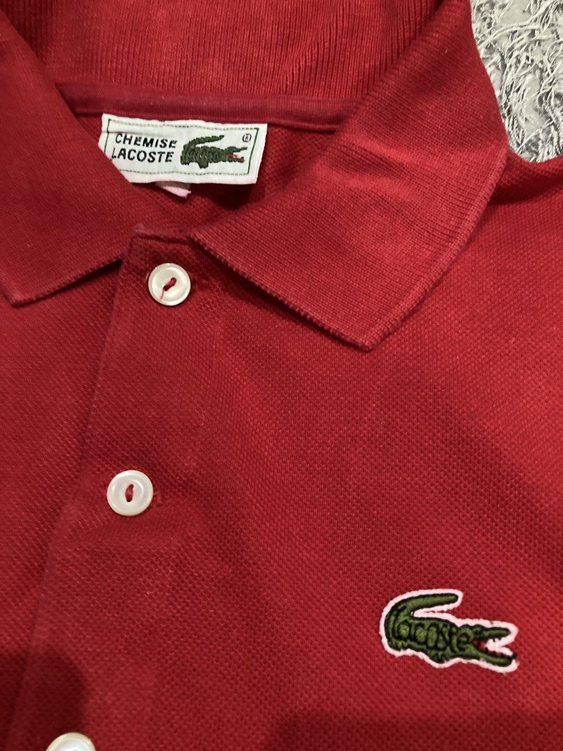 Lacoste Classic Fit Long Sleeved (Category: Luxury Apparel) located in General Santos City (Dadiangas). Submitted by amorhesthrift (Listing ID 1462808631, Image 3). Description: Lacoste Classic Fit Long Sleeved Good to new condition W17 L25.5.