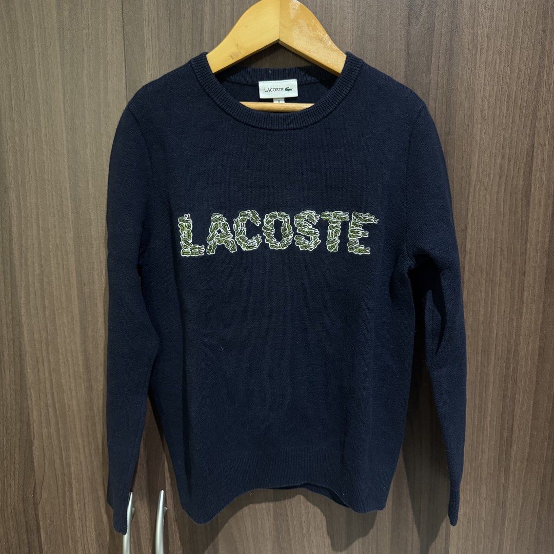 Lacoste kids embroidered sweatshirt (Category: Babies & Kids Fashion) located in Valenzuela. Submitted by shop.spark.joy (Listing ID 1462884613, Image 2). Description: 18 x 15 in.