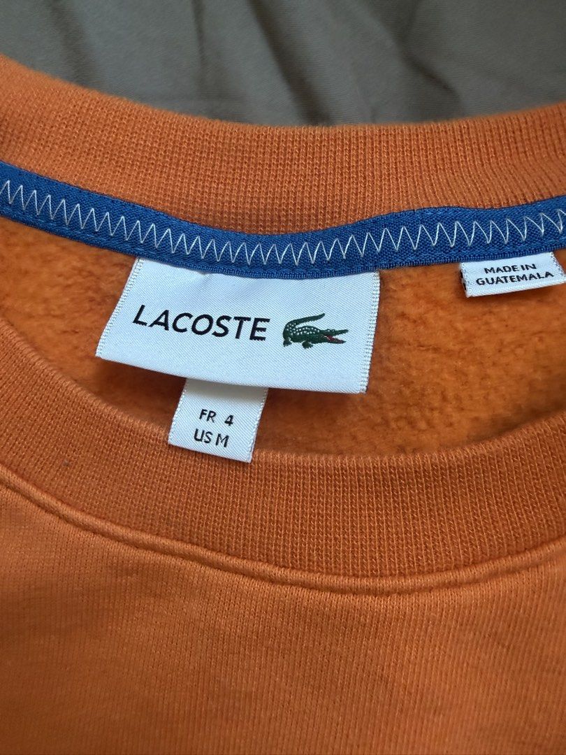 Lacoste Pullover (Category: Hoodies) located in Pasig City. Submitted by fancytracy (Listing ID 1462691335, Image 3). Description: Lacoste Pullover Lightly Used Size 4/M.