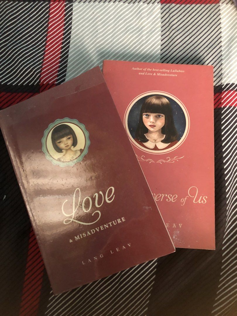 Lang Leav Books (Category: Storybooks) located in Las Pinas. Submitted by kaiiiiii_01 (Listing ID 1462729337, Image 1). Description: Love & Misadventures - Php 200 The Universe of Us - Php 200 Can be sold as a set for Php 350 RFS: Decluttering.