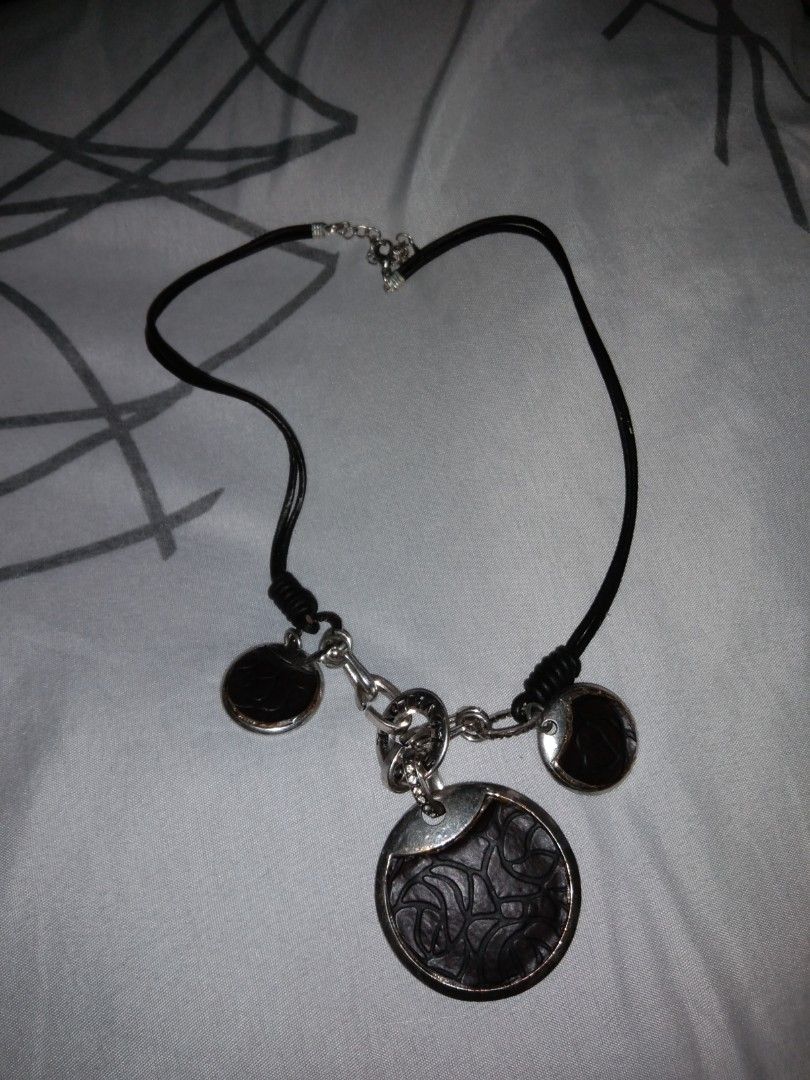 Leather style necklace (Category: Necklaces) located in Quezon City. Submitted by eidorableshop (Listing ID 1462686107, Image 1). Description: .
