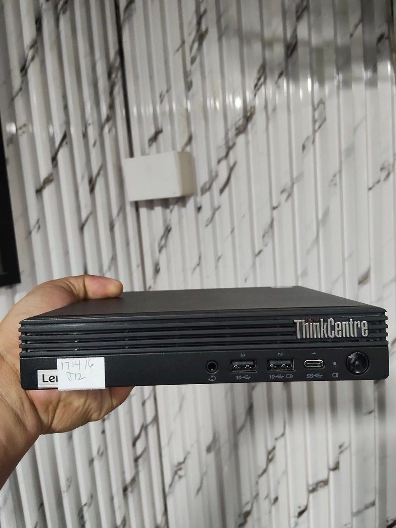 Lenovo ThinkCentre M70q Gen 5 Mini PC - Intel Core i7 (Category: Desktops) located in Manila. Submitted by takitanaka (Listing ID 1462734386, Image 1). Description: LENOVO M70Q GEN 5 I7 14TH GEN MINI PC BUILD IN WIFI ✅ 16GB DDR5 BUILD IN 512GB NVME ✅ HDMI DISPLAY PORT VGA✅ READY TO USE GOODS FOR PERSONAL USE ✅ GOODS FOR OFFICE & SCHOOL ✅ DIRECT PM BUYERS ✅.