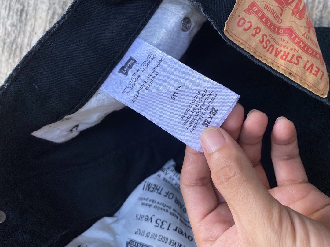 levis 511 pants (Category: Jeans) located in Manila. Submitted by damnthrift (Listing ID 1462774039, Image 3). Description: WAIST 32📍 THIGH 13📍 LENGTH 40📍 GOOD AS NEW CONDITION‼️ 899 ALL IN SHIPPED📤‼️.