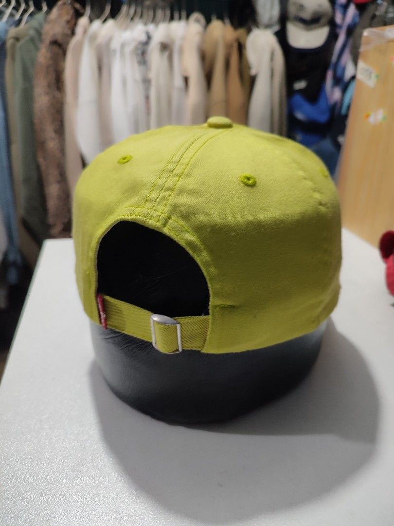 Levi's Cap - Lime Green (Category: Caps & Hats) located in Manila. Submitted by momofunodos (Listing ID 1462811560, Image 3). Description: ALL ITEMS ARE PRE-LOVED ✅Bale source. ✅Ukay thrifted. ✅Manage your expectations these are ukay.( dont expect crispy as new) ✅ Colors may different in person due to camera lens and lights. ✅ There's a sign of usage in every item ✅ Small stain washable stain are normal in ukay we do not considered it as an ISSUE