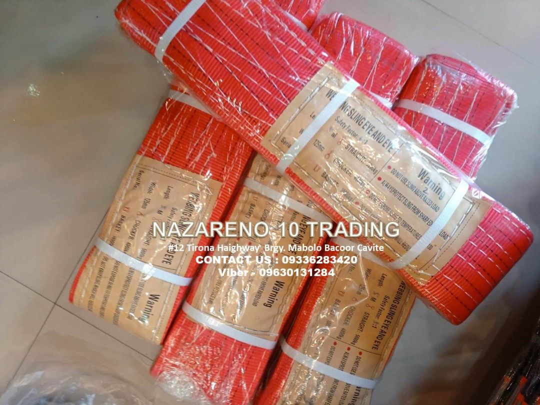 Lifting Belt Lashing Belt (Category: Looking For) located in Bacoor. Submitted by kajezame.2021 (Listing ID 1462688244, Image 1). Description: Lifting Belt Lashing Belt For More Details and Discount Contact Ms. Karen NAZARENO 10 TRADING 0963 0131 284 0933 6283 420 0956 7028 557 0933 8559 510 Landline: Look for Ms. Karen (046 ) 416 3920 Also available: • Traffic cone • Parking Block stopper • Hooded trash bin • Road Plastic Barrier • Spill boom • 