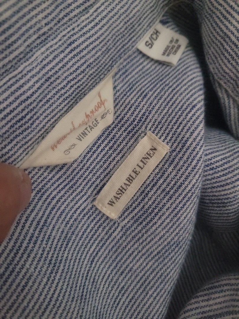 LINEN Weatherproof Top (Category: Blouses) located in Los Banos. Submitted by lopecruz (Listing ID 1462798123, Image 3). Description: 21"armpit laid flat 23"length like new cream M-L.