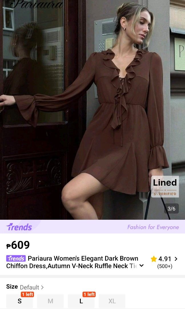 Longsleeve shein dress (Category: Dresses) located in Calasiao. Submitted by mariafaye03137 (Listing ID 1462847269, Image 2). Description: Used once.